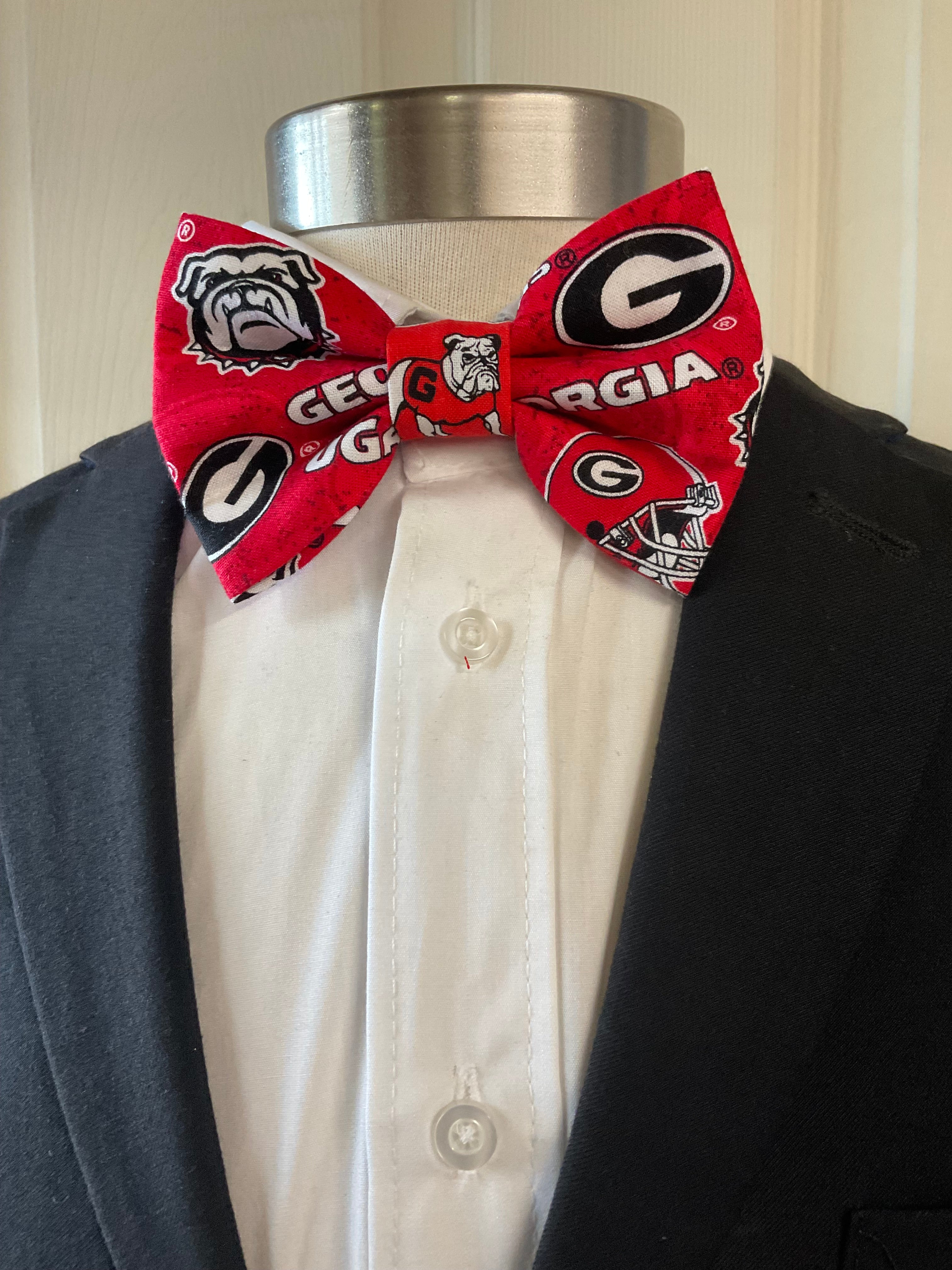 Georgia Bulldogs Kids Bow Tie