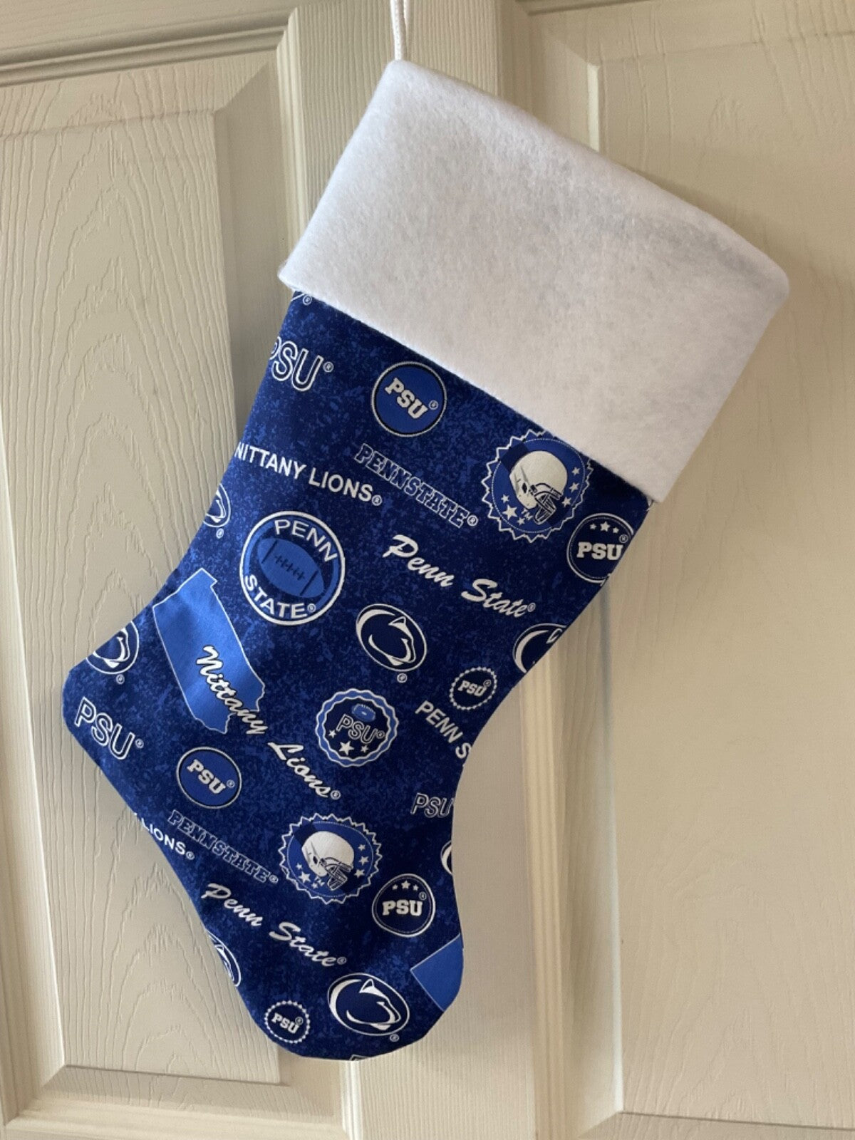 Penn  State, state design Christmas Stocking