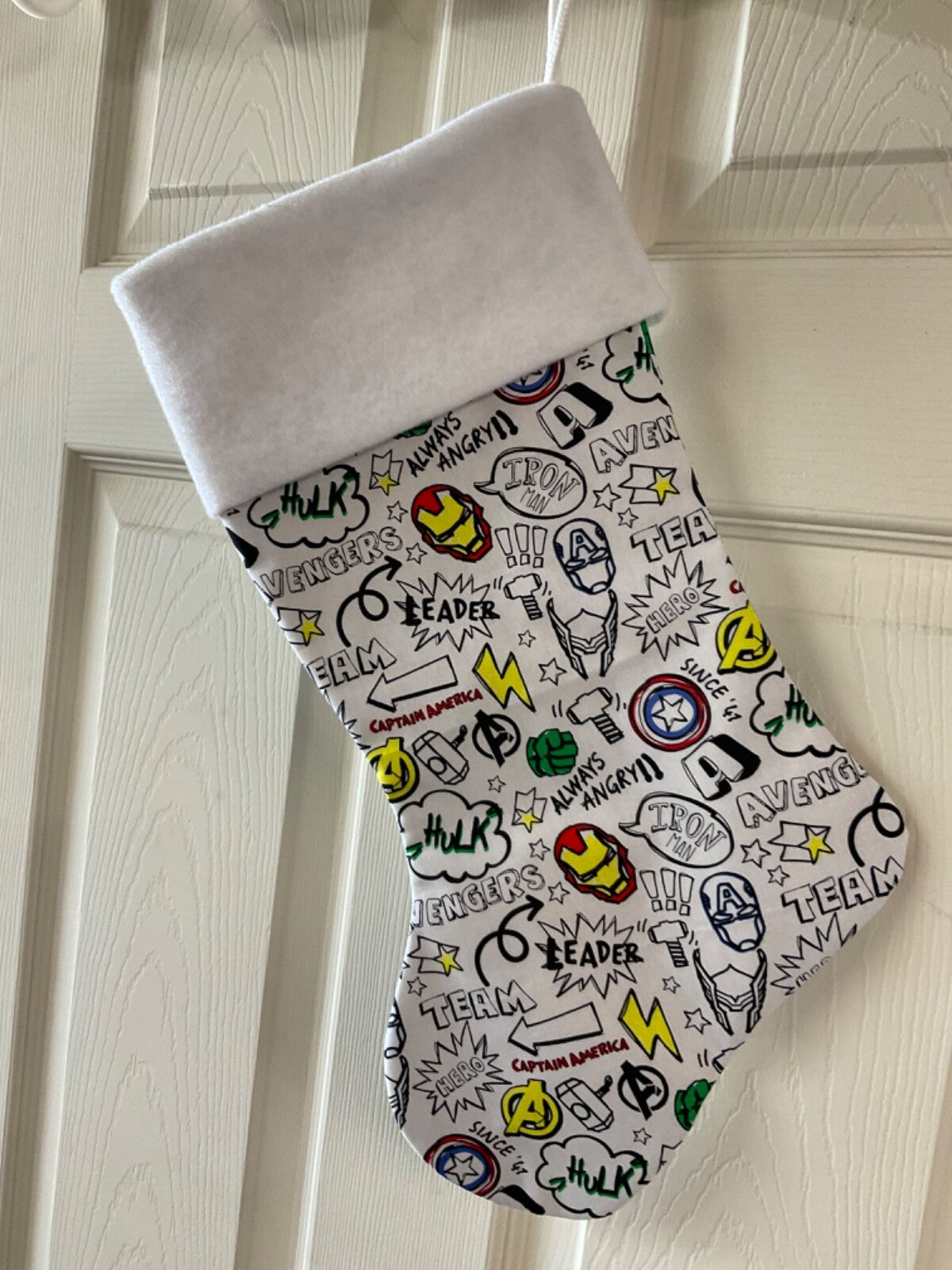 The Avengers Team Christmas Stocking