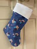 Stitch on surfboard  Christmas Stocking