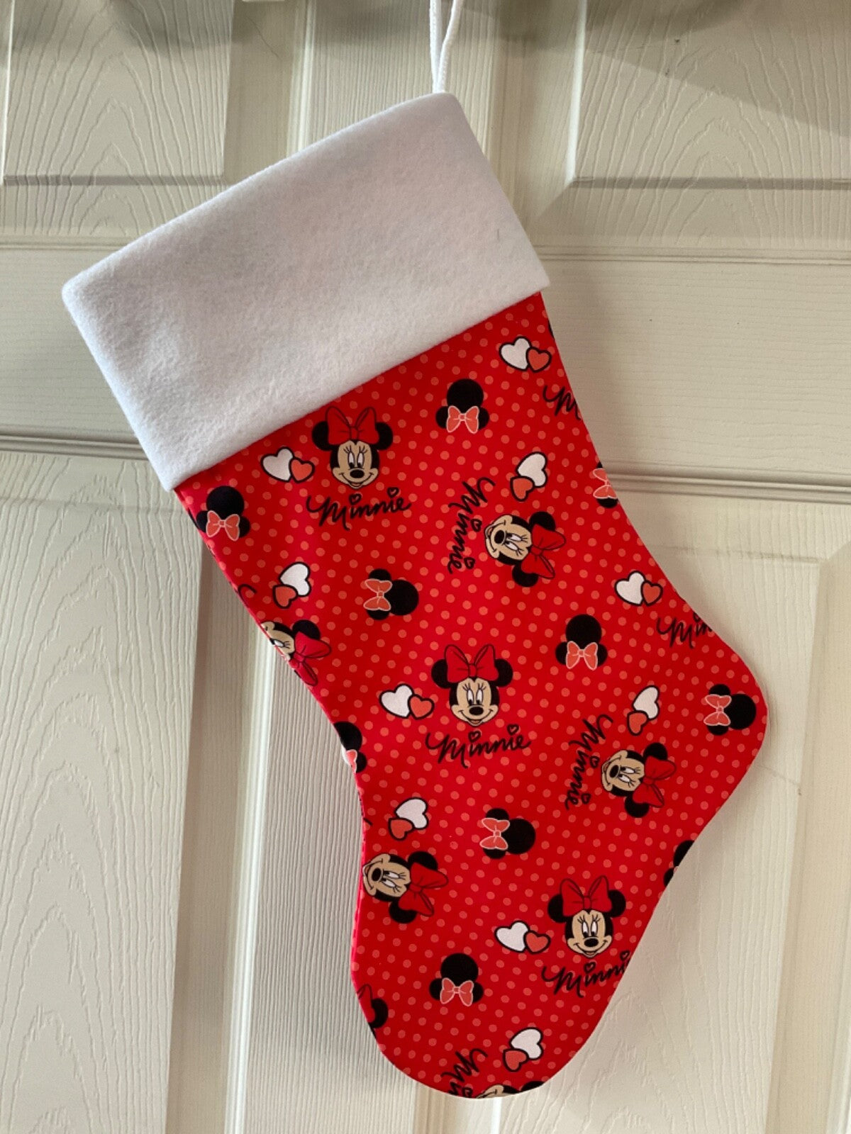 Minnie Christmas Stocking