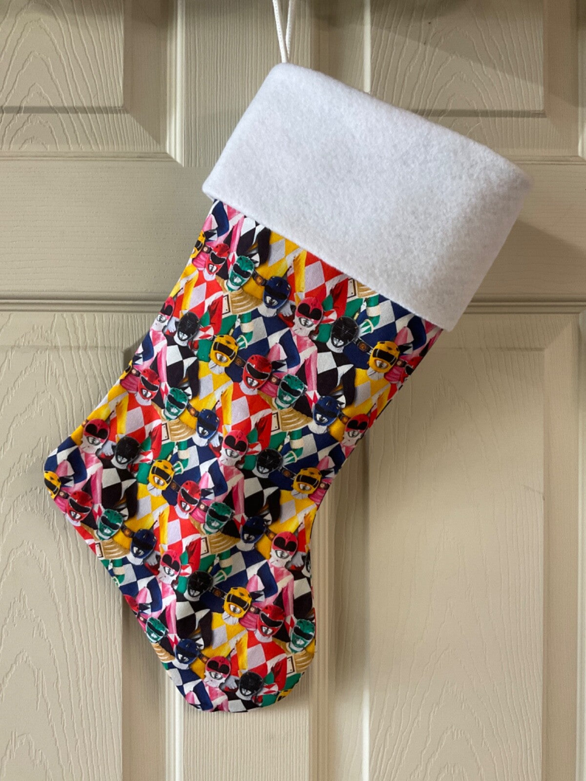 Power Rangers (colorful) Christmas Stocking