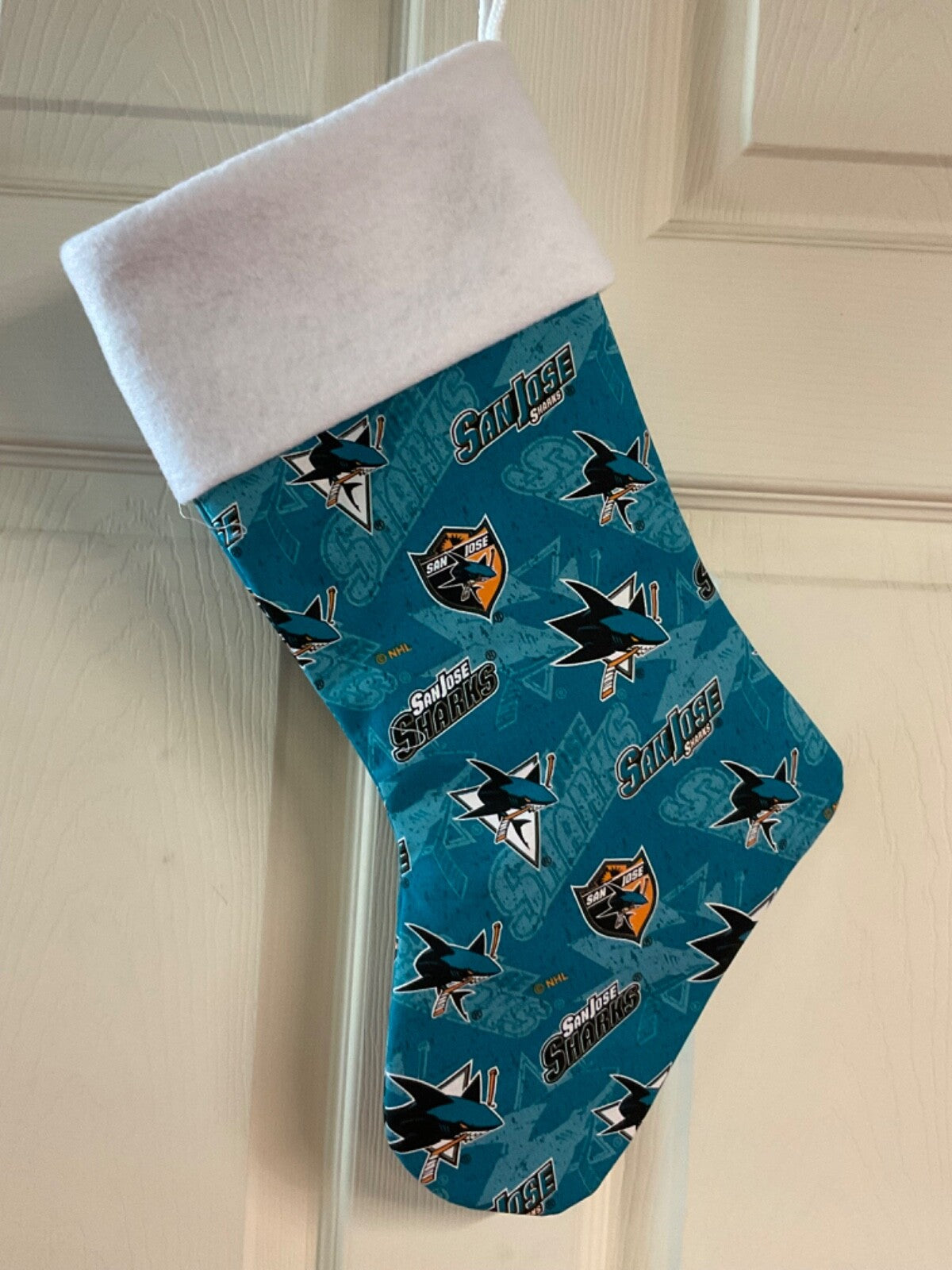 San Jose Sharks Christmas Stocking