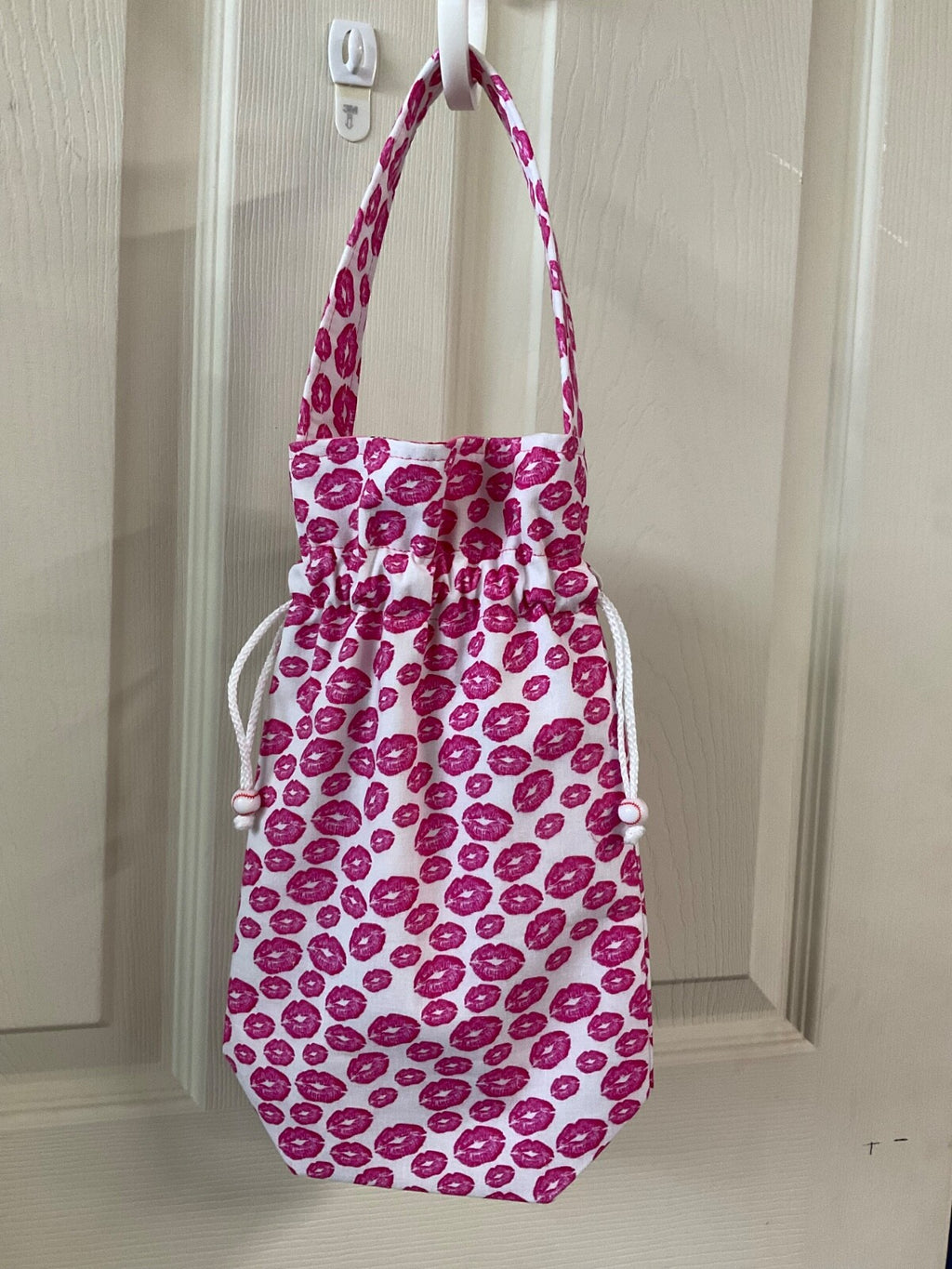 Handmade wine bottle gift bag #12