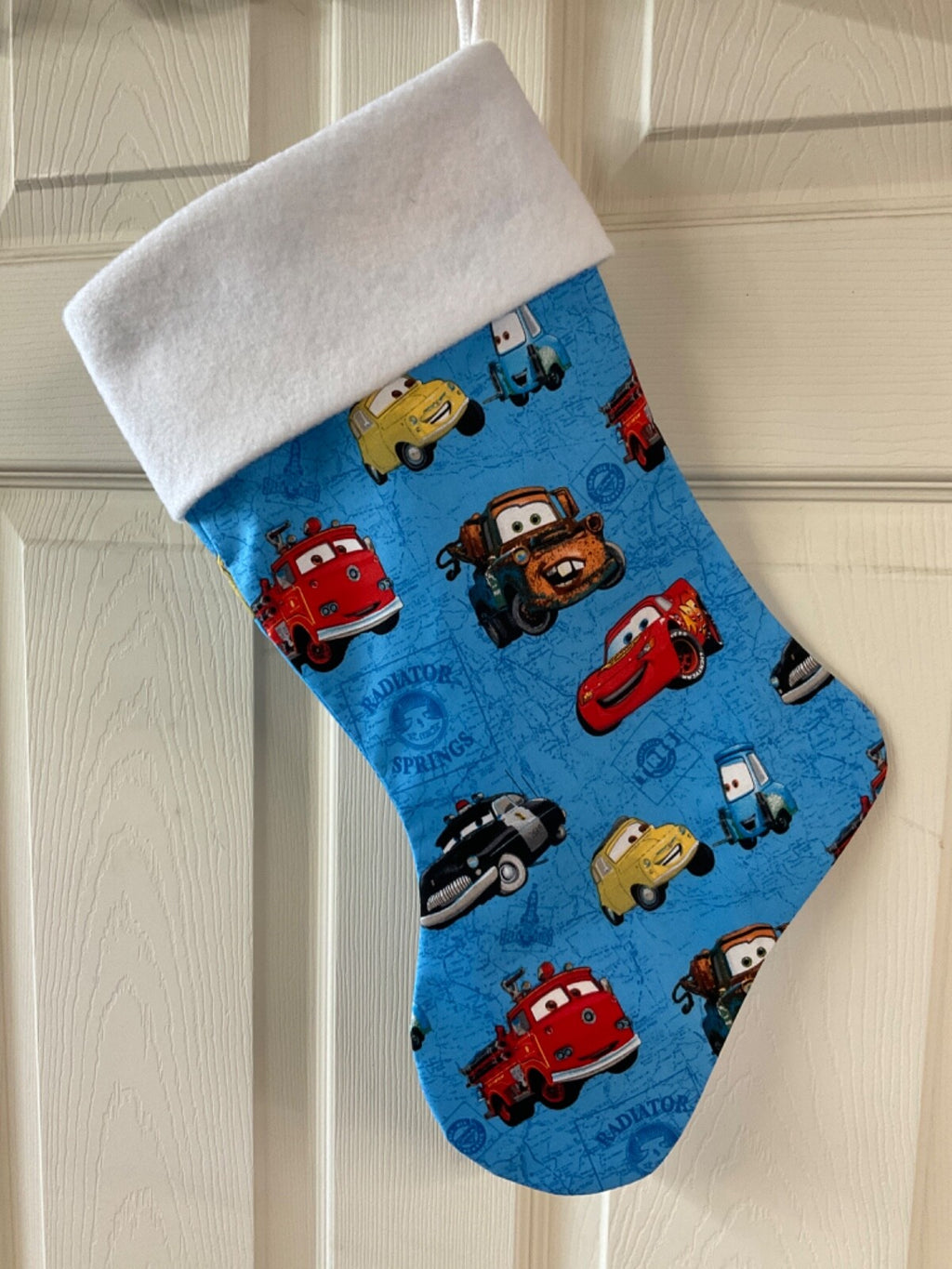 The Cars Christmas Stocking