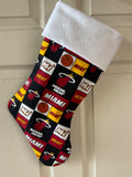 Miami Heat Christmas Stocking