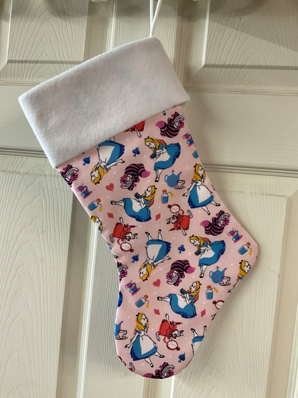 Alice in Wonderland Christmas Stocking