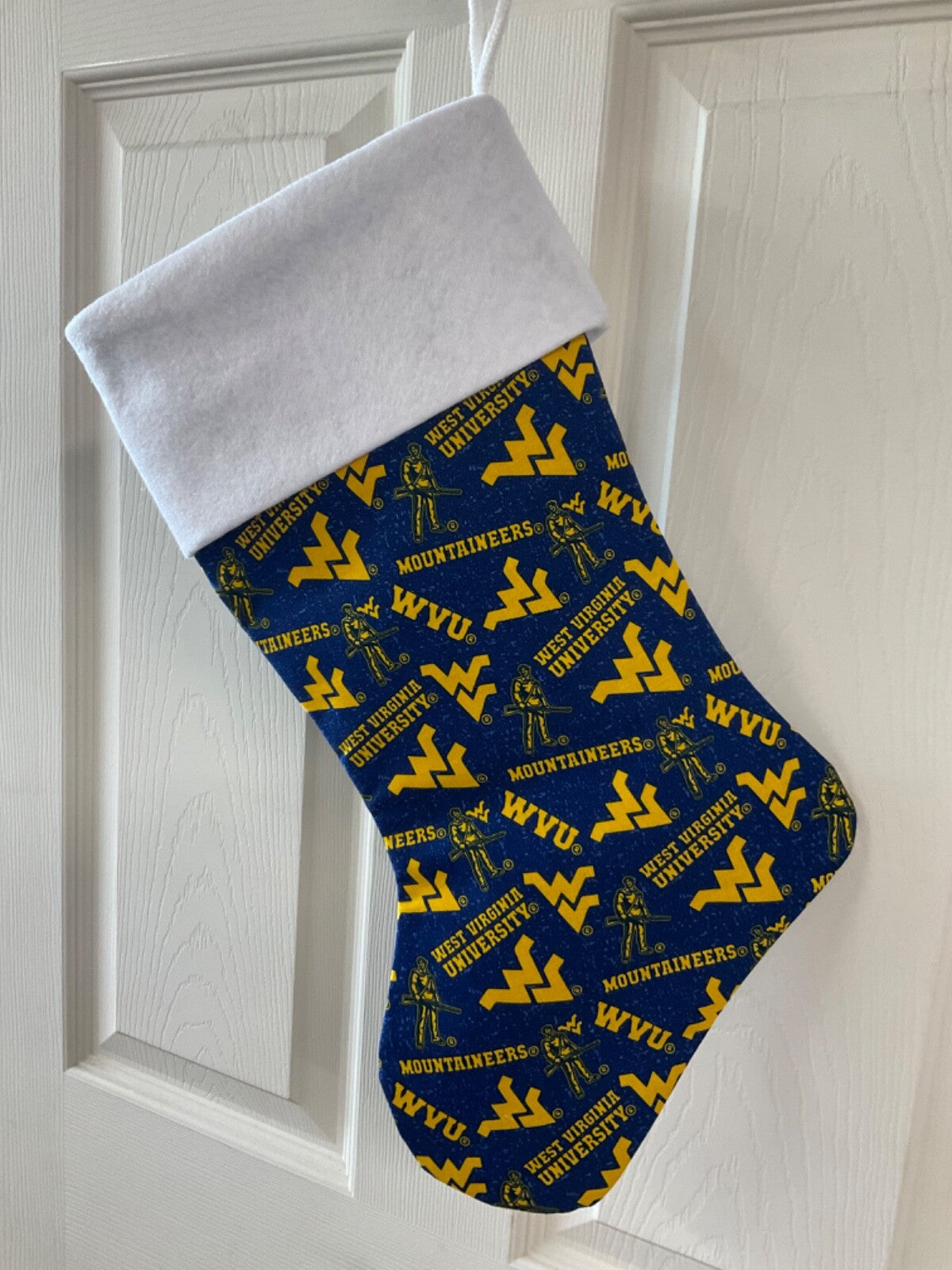 West Virginia Mountaineers Christmas Stocking