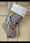 Super Mario (squares) Christmas Stocking