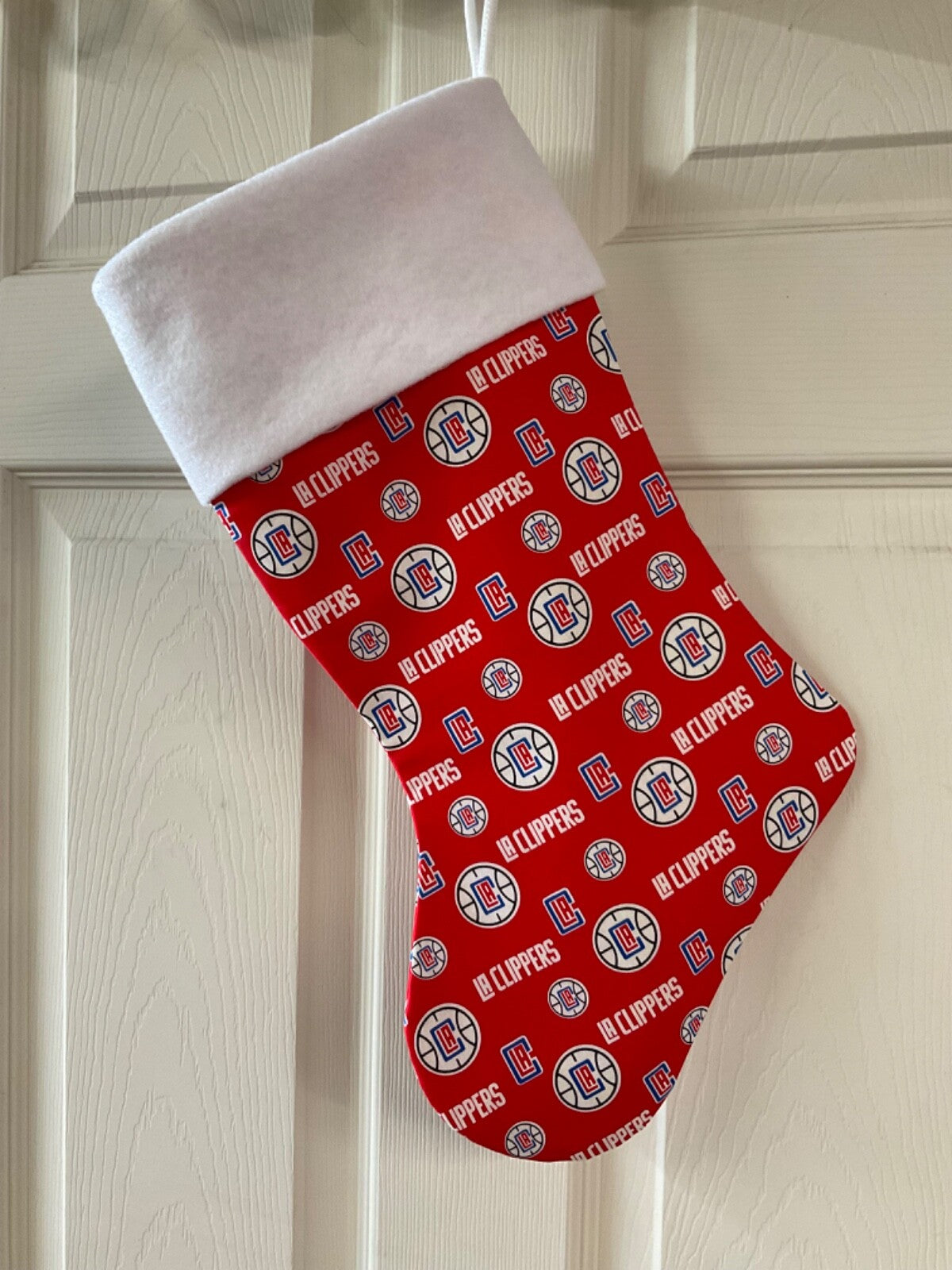LA clippers ( Red)  Christmas Stocking