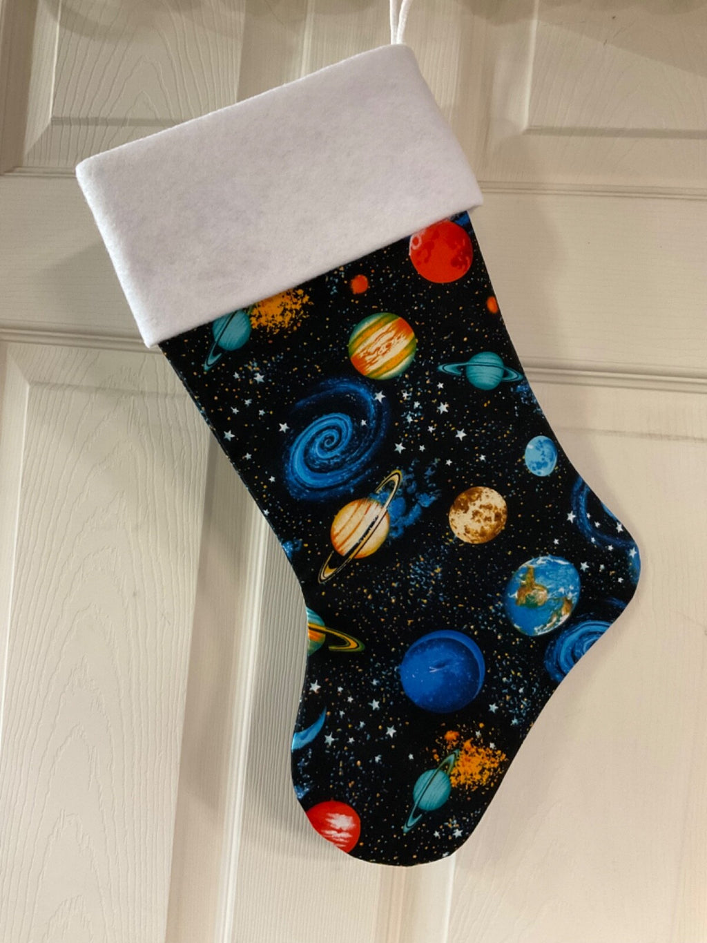 Planets  or Galaxies Christmas Stocking