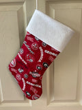 Georgia Bulldogs State Design Christmas Stocking