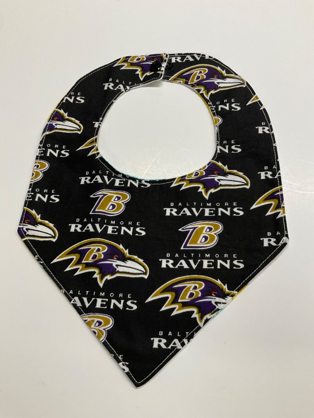 Baltimore Ravens Handmade bib,