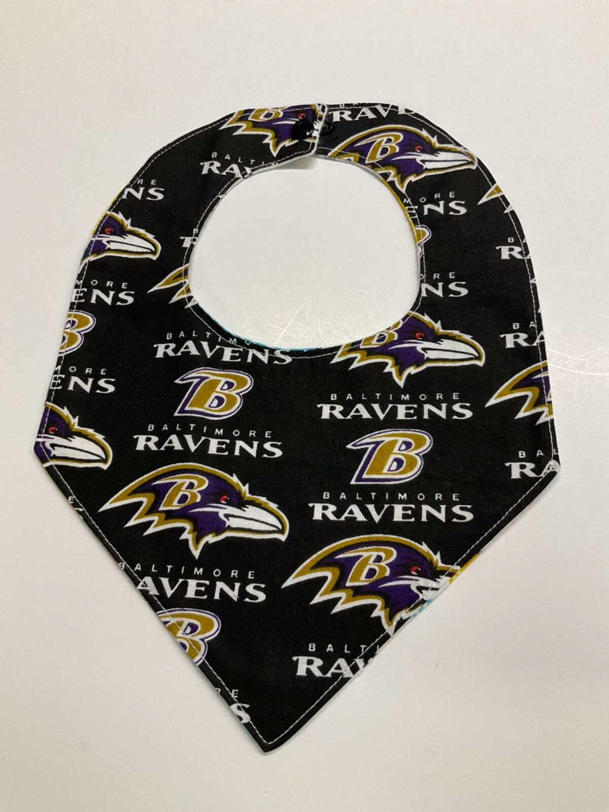 Baltimore Ravens Handmade bib,