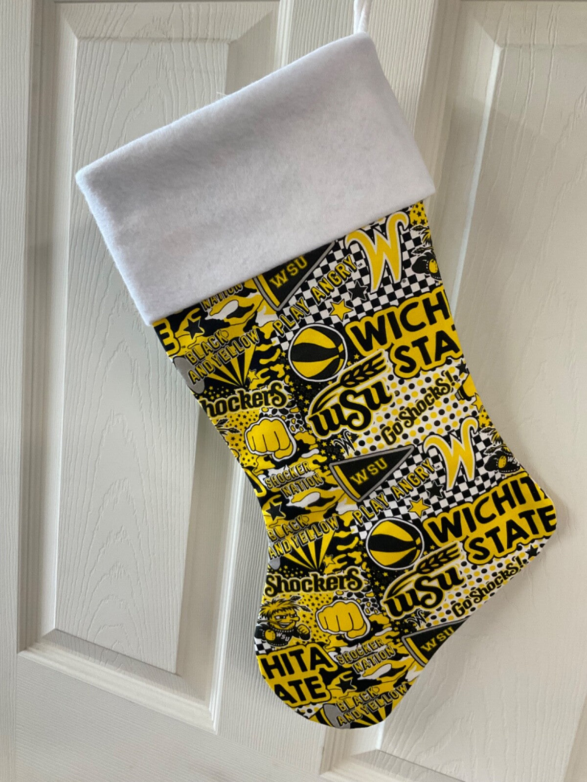 Wichita Shockers (Shocker Nation) Christmas Stocking