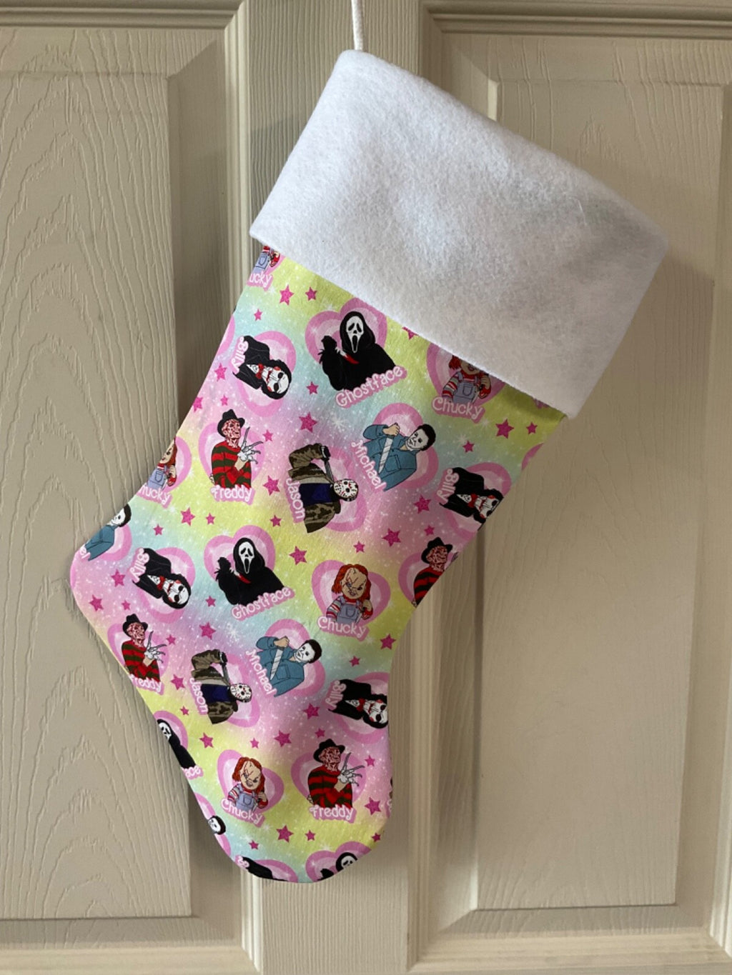 Scary Monster Christmas Stocking