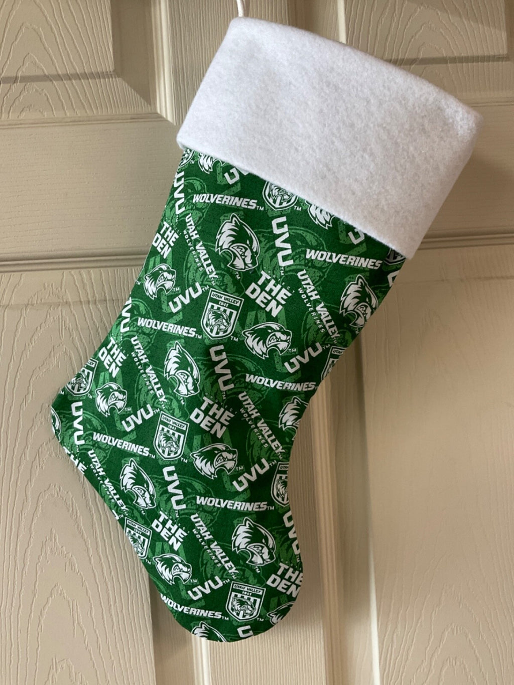 Utah Valley Wolverines Christmas Stocking