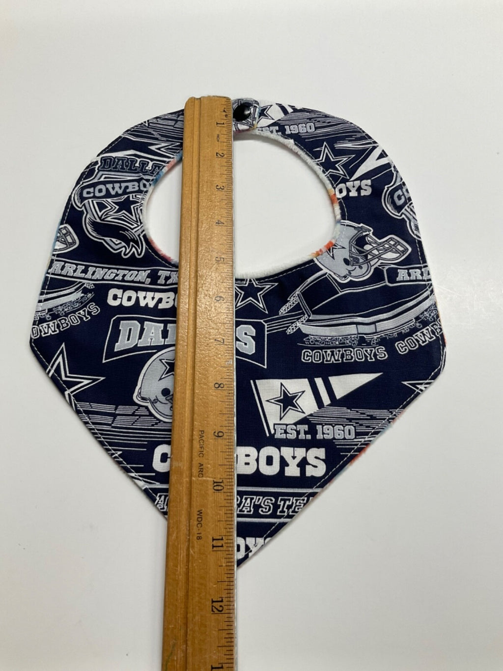 DALLAS COWBOYS Handmade bib, reversible