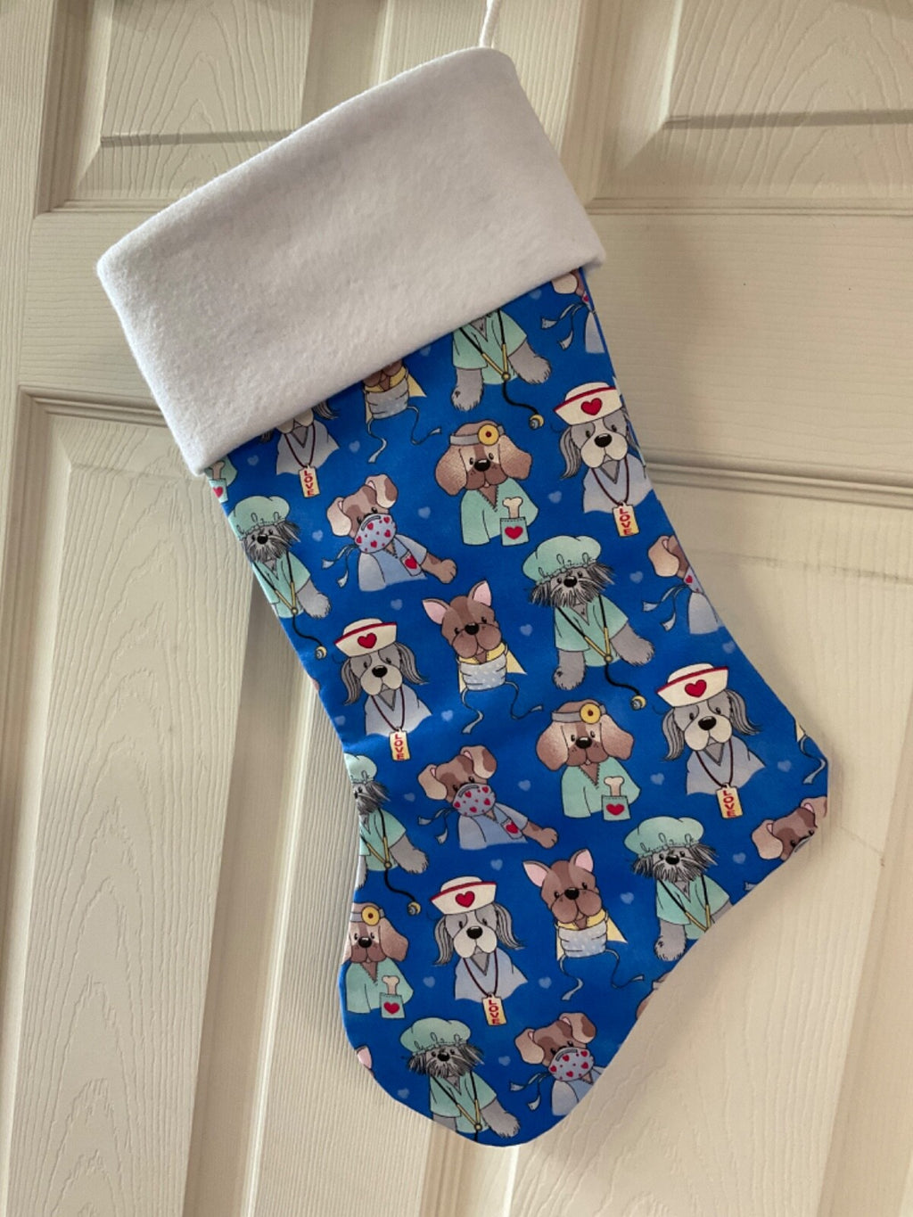 Medical Doggies Christmas Stocking