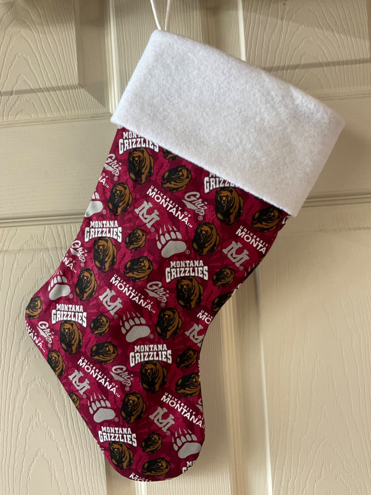 University of Montana Grizzlies Christmas Stocking