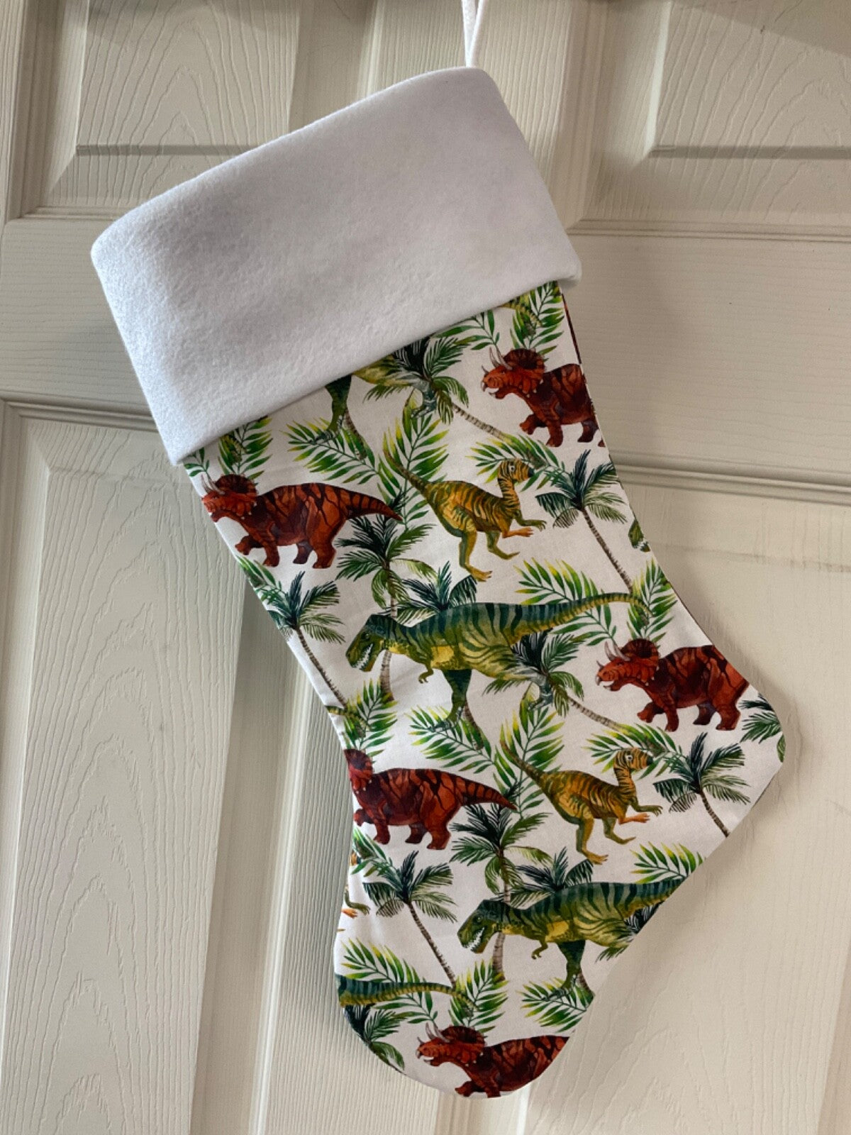 Dinosaurs Christmas Stocking