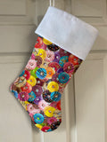 Donuts lover Christmas Stocking