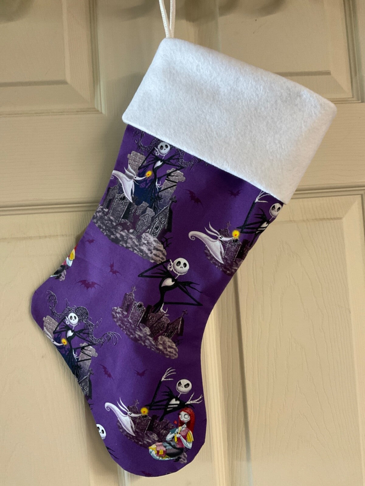 Nightmare Before Christmas ( purple) Christmas Stocking