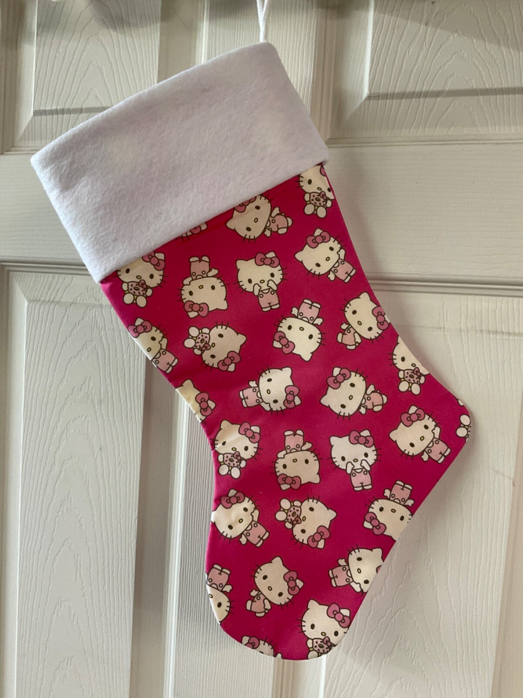 Hello Kitty hot pink Christmas Stocking