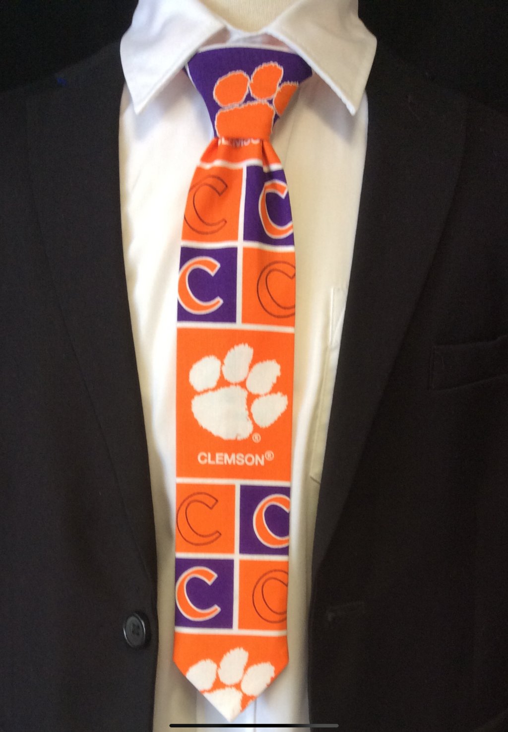 Clemson Tigers Kids Pre-tied  Ties