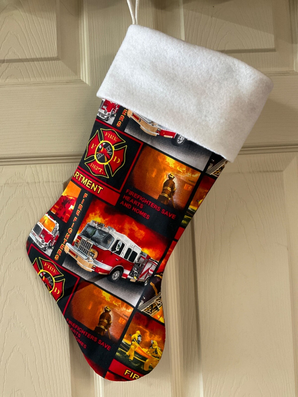 Firefighters Christmas Stocking