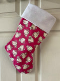 Hello Kitty hot pink Christmas Stocking