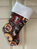 Morning Coffee logo Christmas Stocking