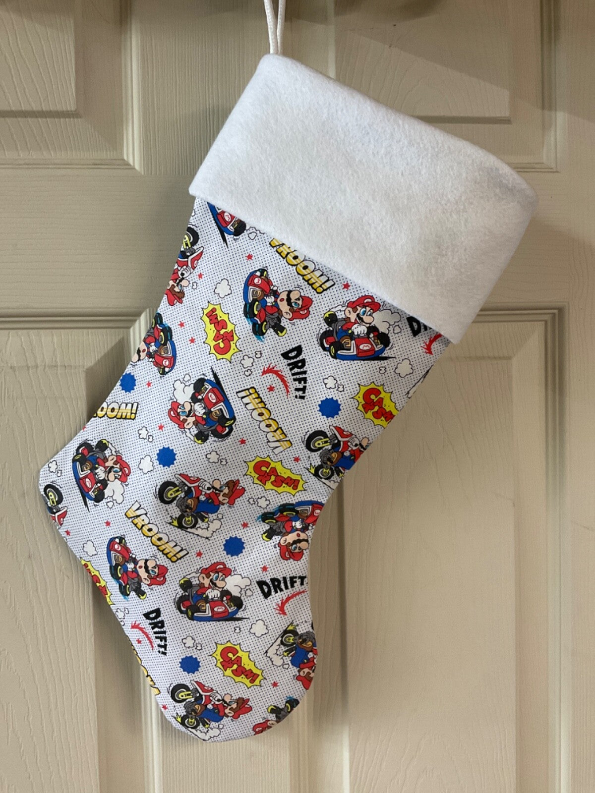 Mario Cart  Christmas Stocking