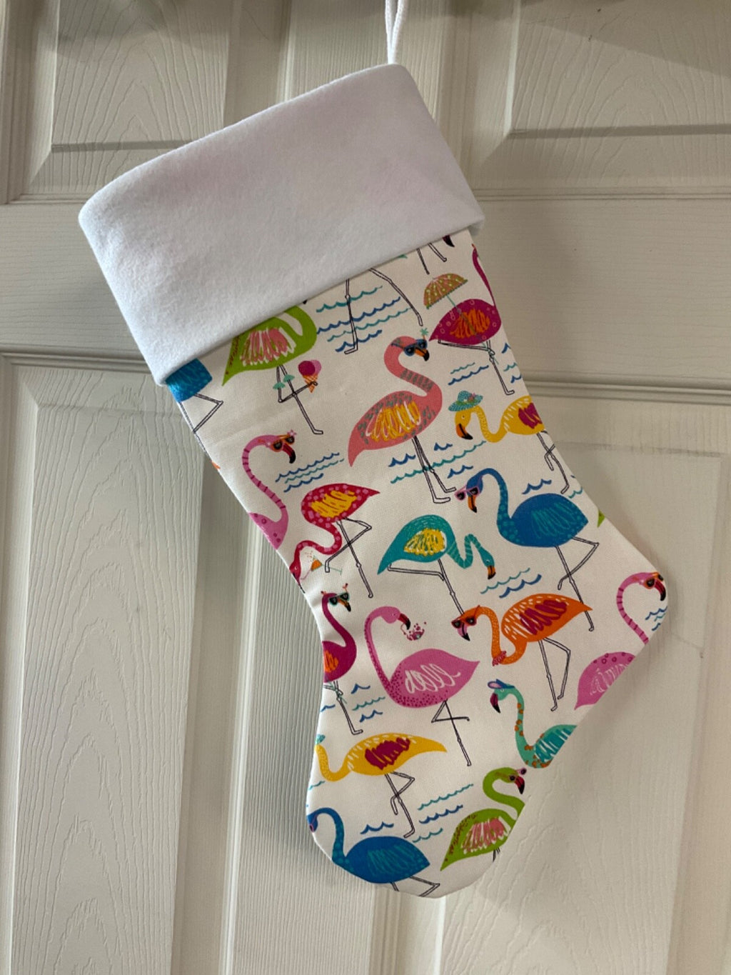 Flamingo Christmas Stocking