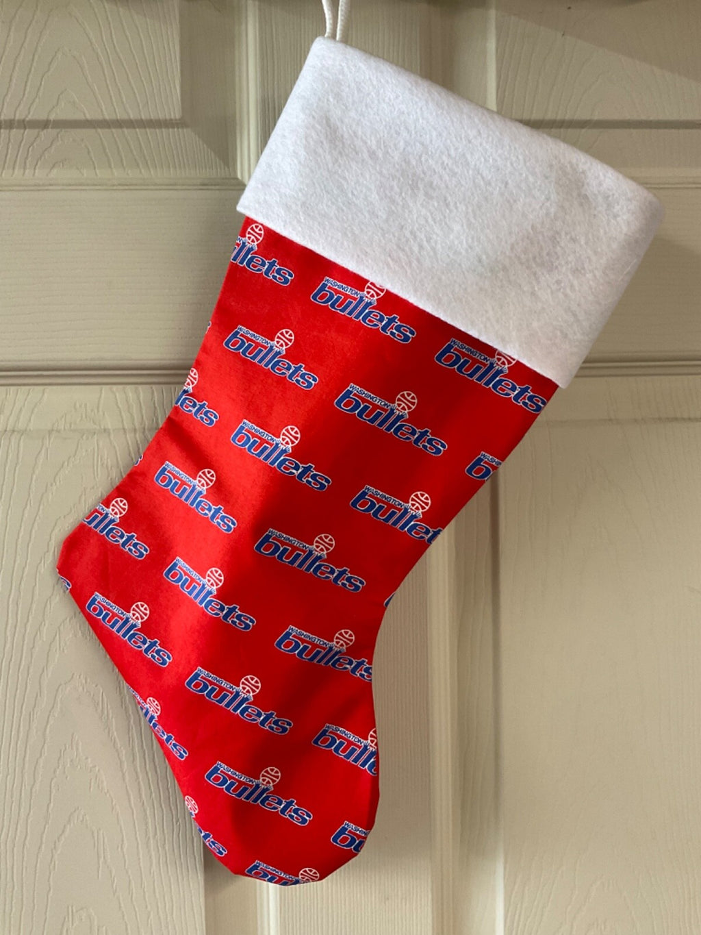 Washington Bullets Christmas Stocking