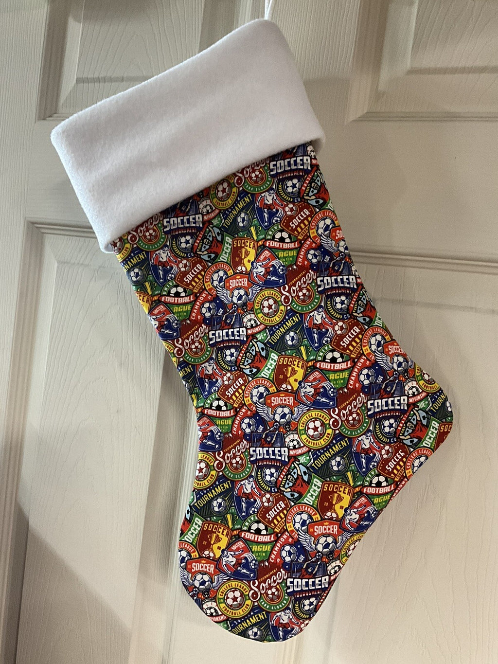 Soccer  Logo  Christmas Stocking
