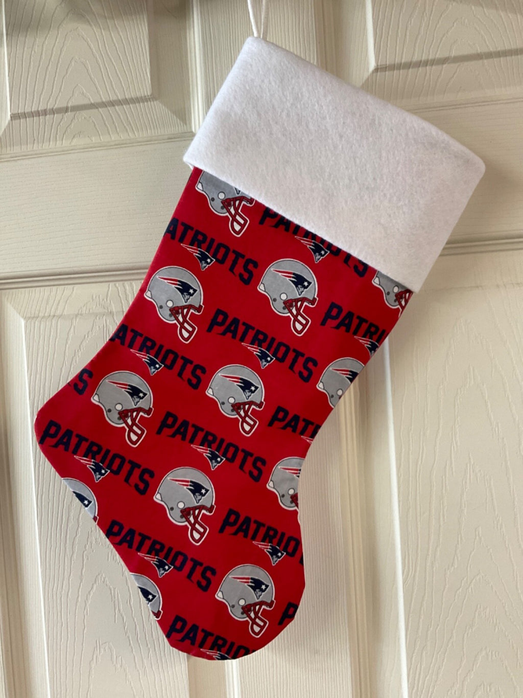 New England Patriots (Red) Christmas Stocking