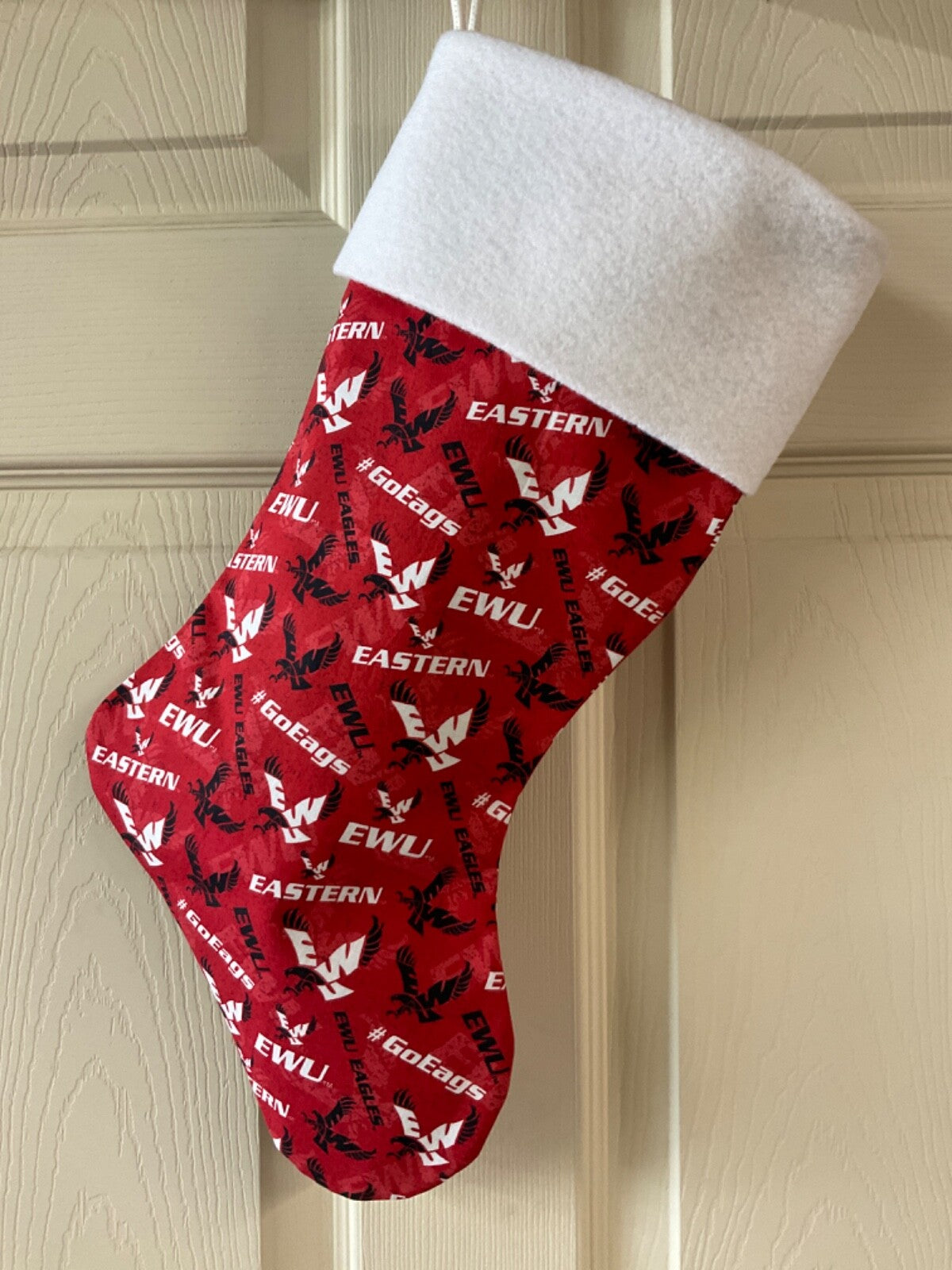 Eastern Washington Eagles Christmas Stocking