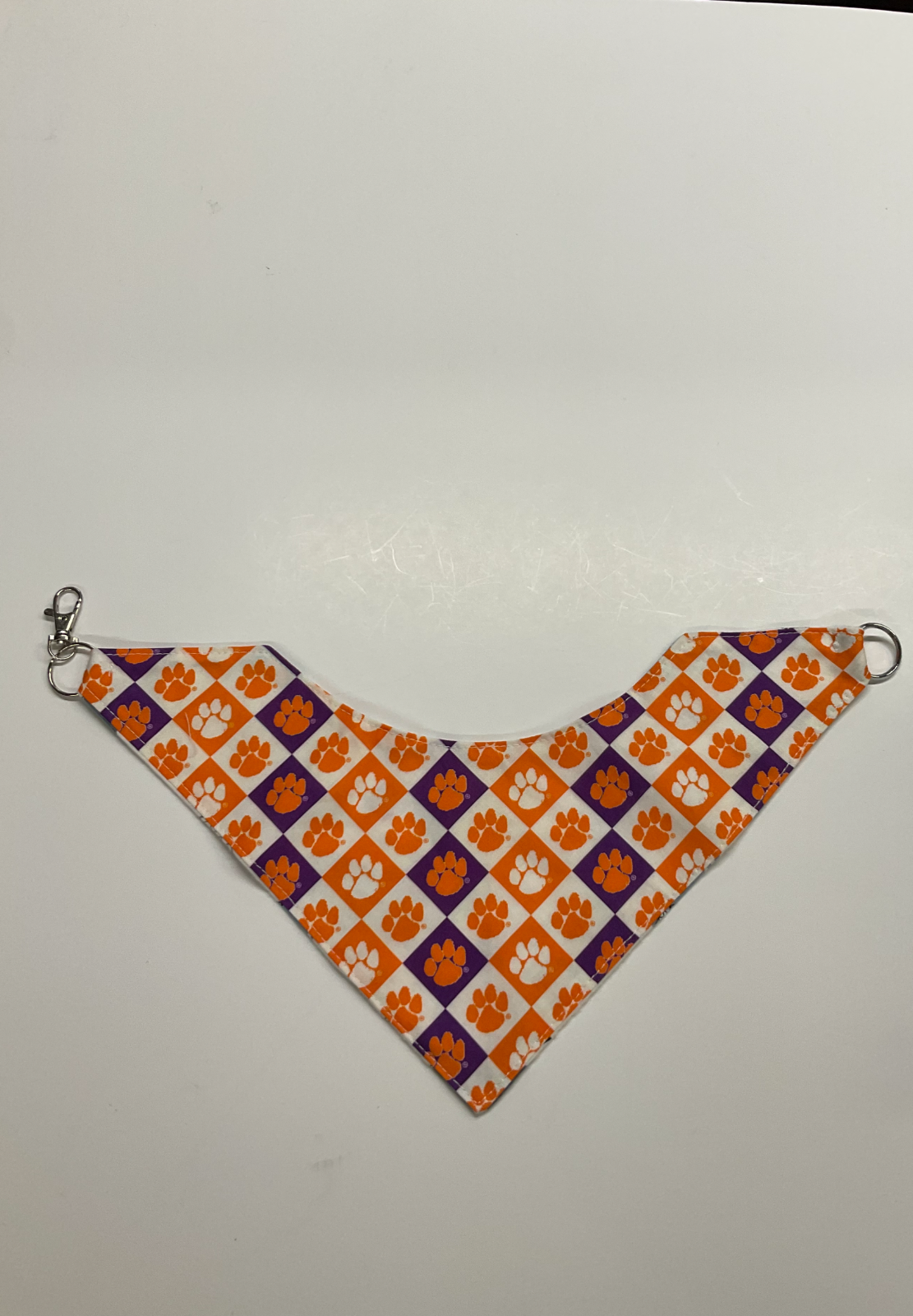 Clemson Tigers Handmade bib,