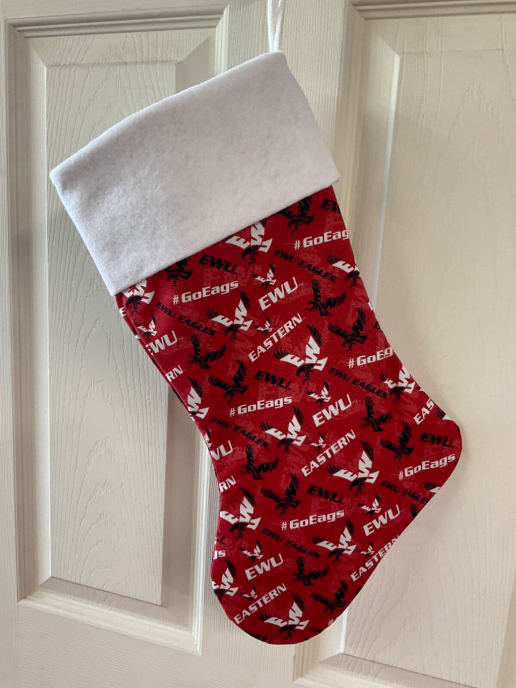 Eastern Washington University Eagles Christmas Stocking
