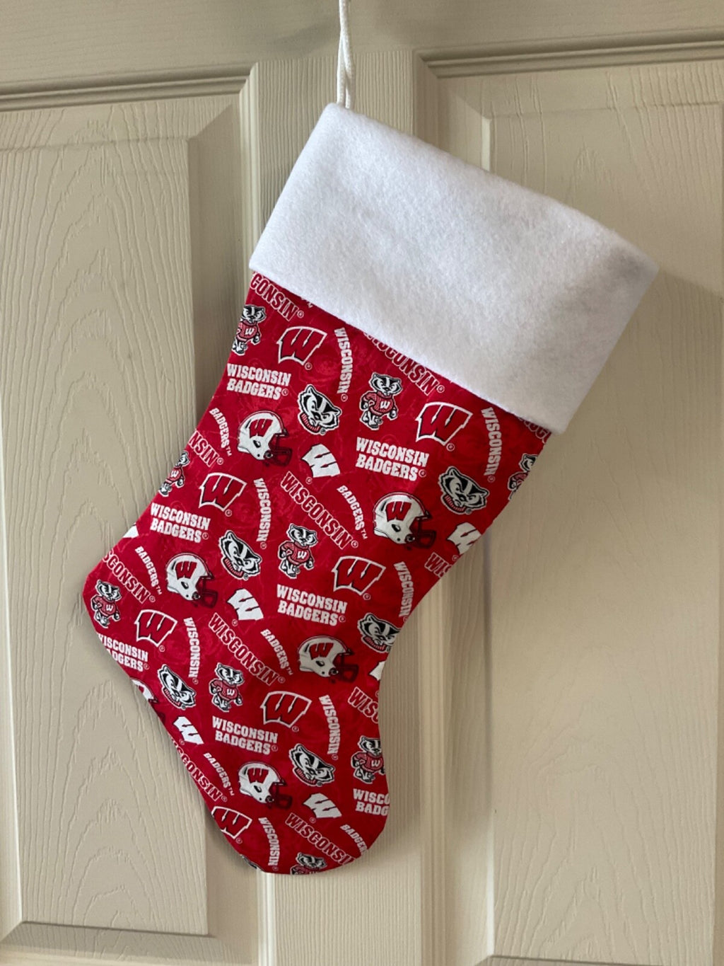 Wisconsin Badgers Christmas Stocking