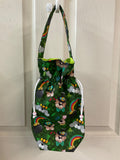 Handmade wine bottle gift bag