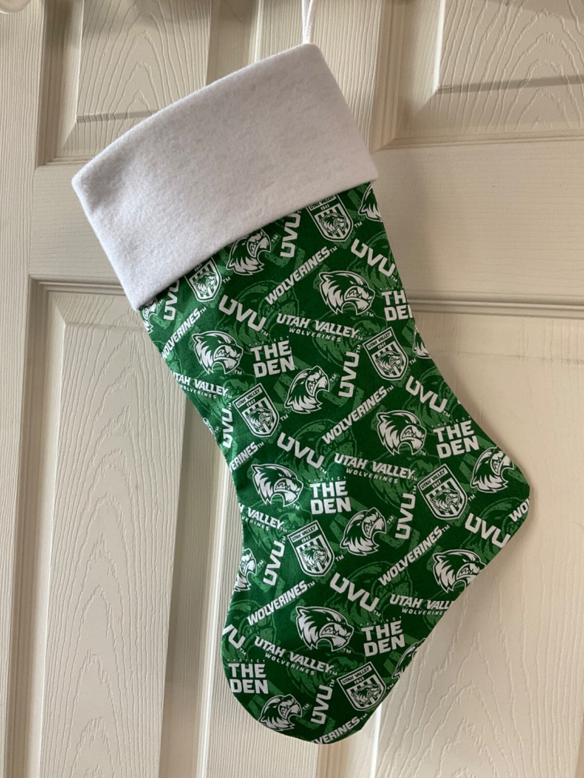 Utah Valley Wolverines Christmas Stocking