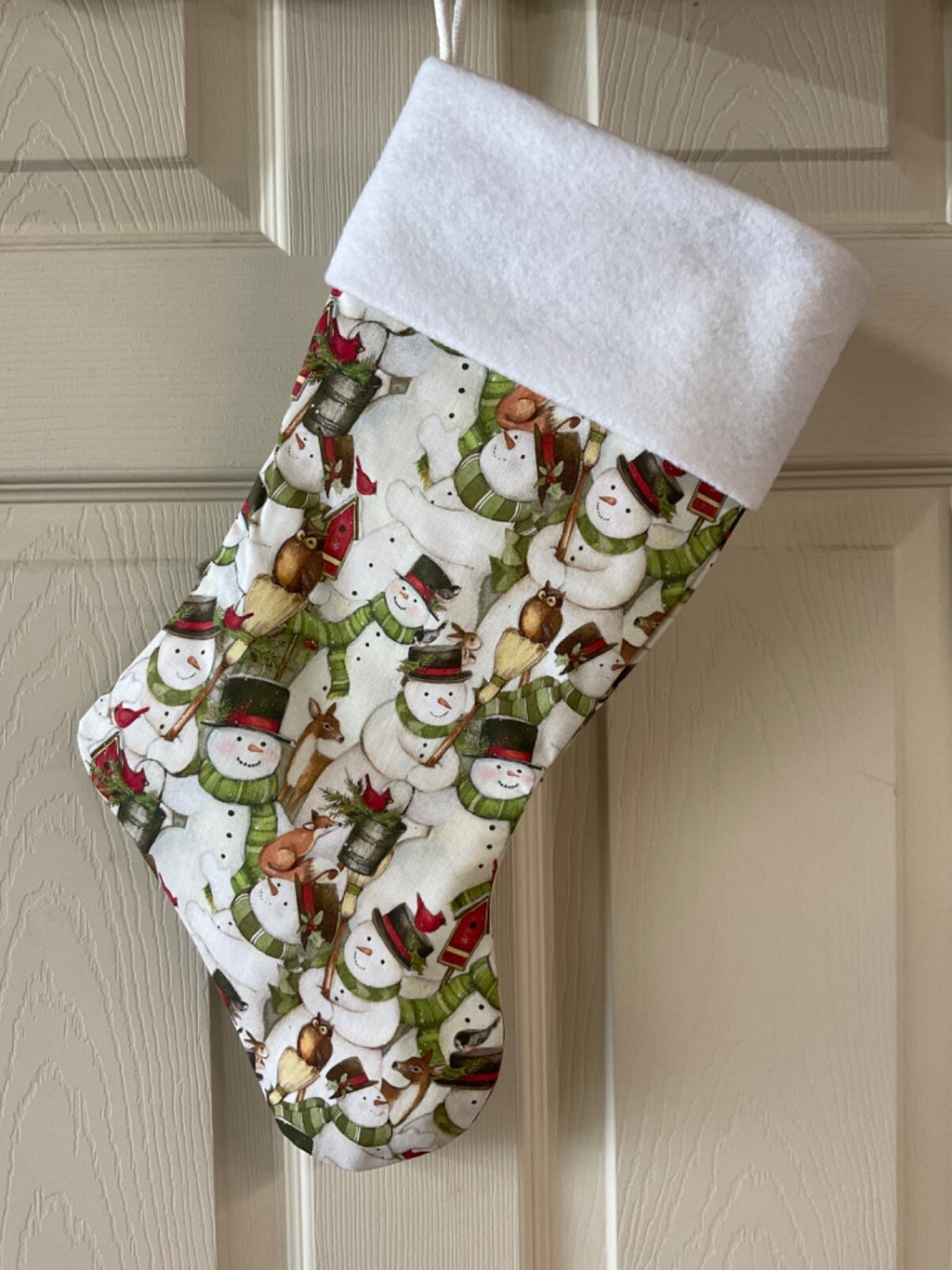 Snowman* Christmas Stocking