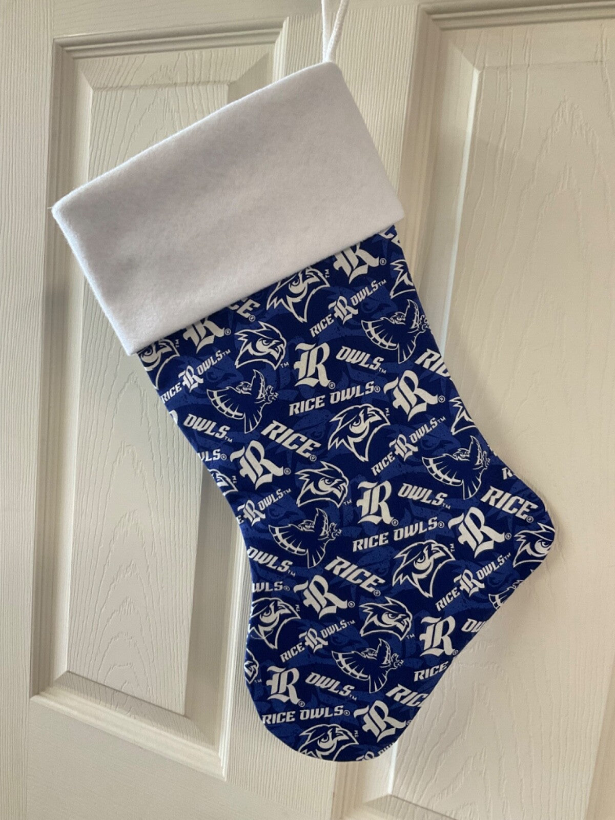 Rice Owls Christmas Stocking