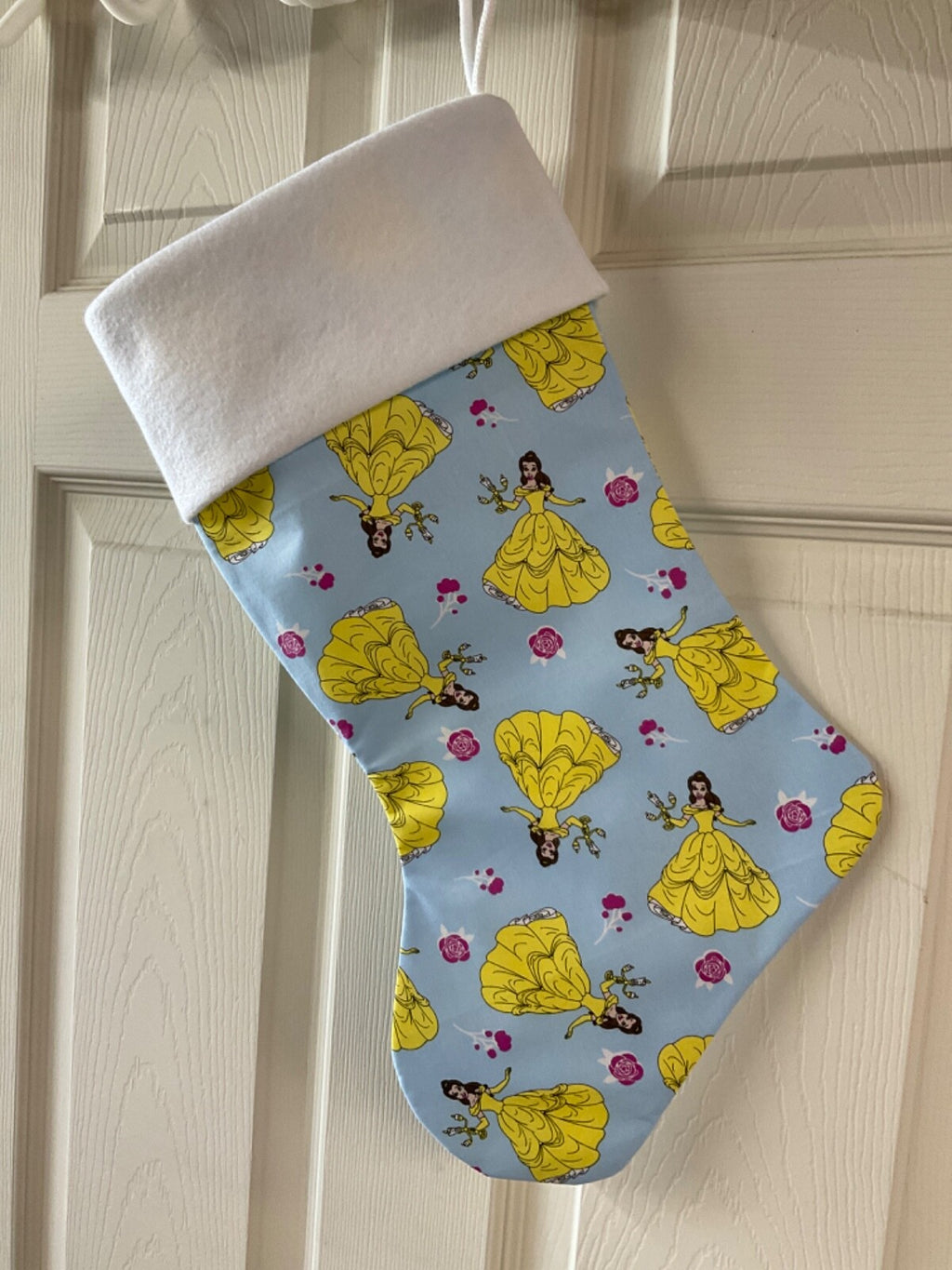 Princess Belle Christmas Stocking