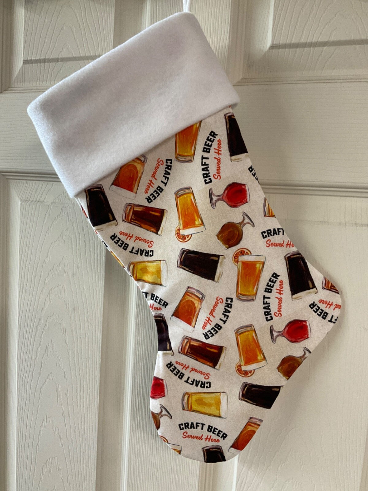 Craft Beer Christmas Stocking