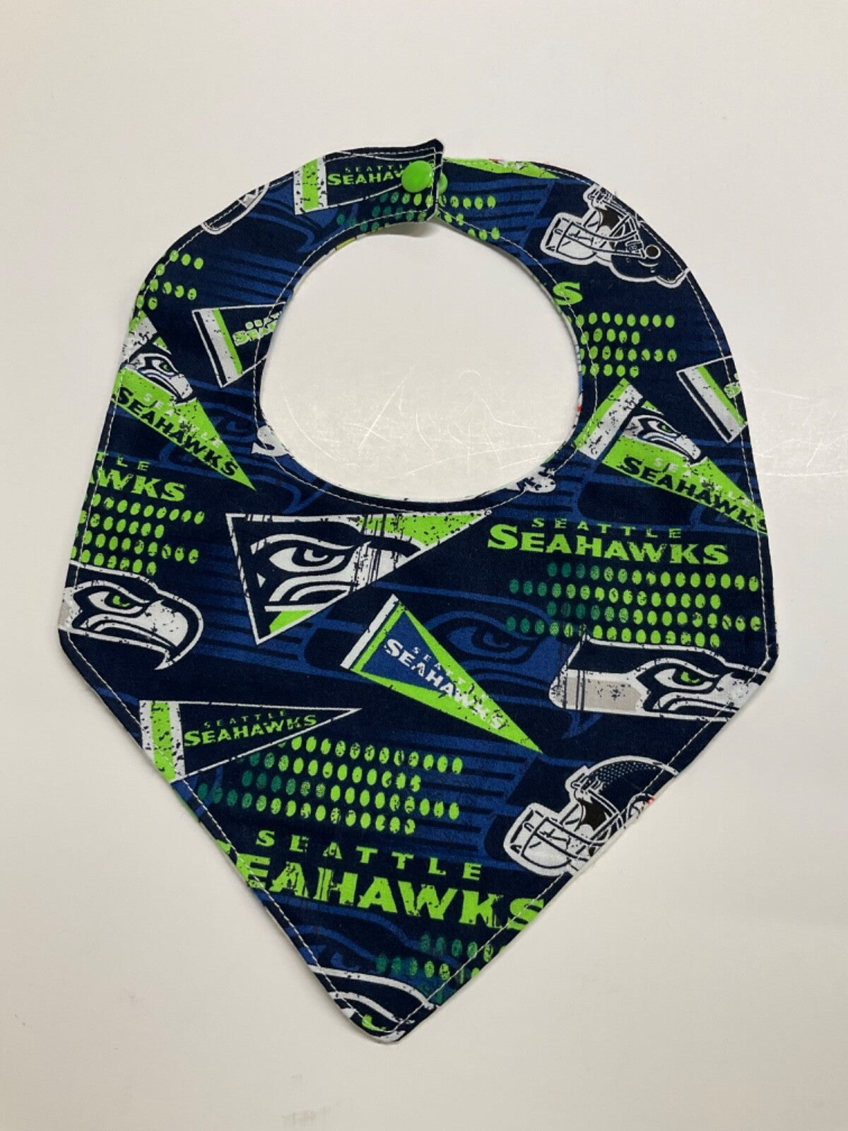 Seattle Seahawks Handmade bib,