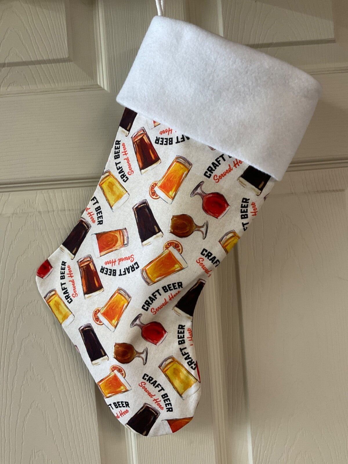 Craft Beer Christmas Stocking