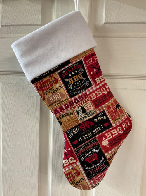 Chef BBQ Master Christmas Stocking